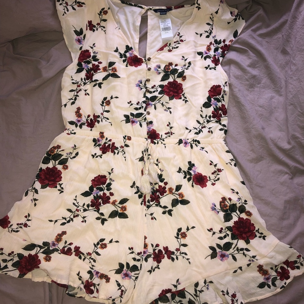 Short sleeve romper
